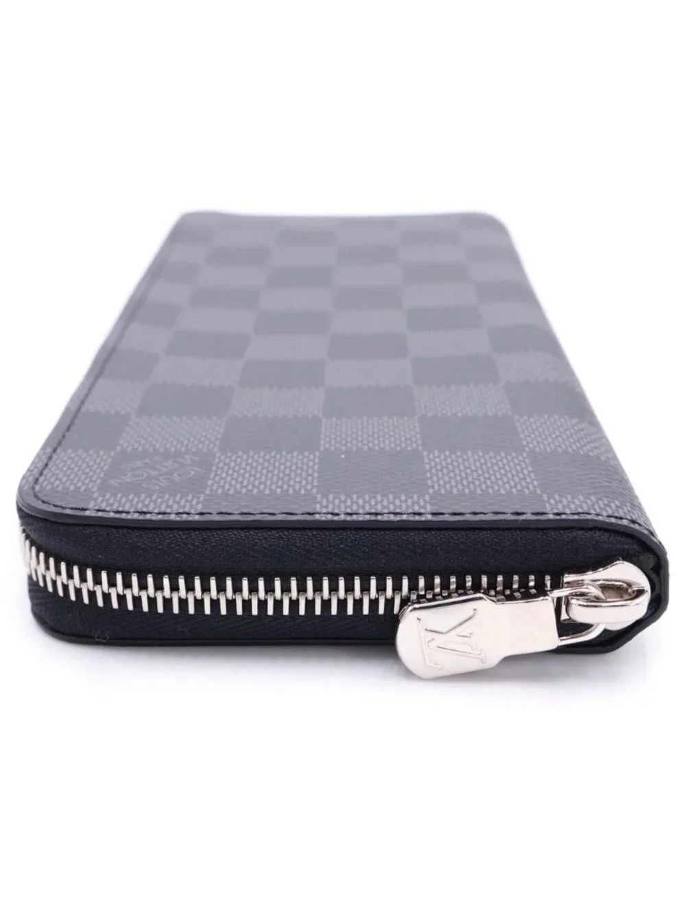 Louis Vuitton Damier Graphite Zippy Wallet Vertical Zip Around Black